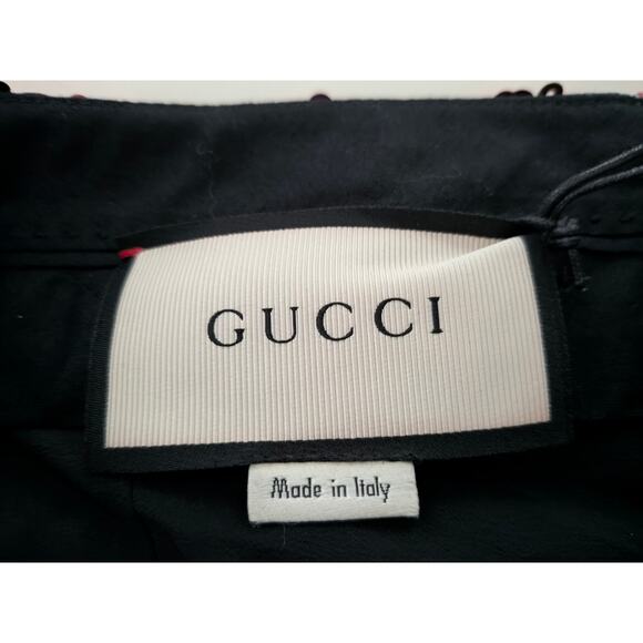 NWT Gucci Sequin Snake Red Straight Leg Pants IT 42 US 6  Luxury Trousers - Picture 5 of 12